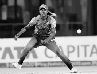  ?? WPLT20.COM ?? Mumbai Indians all-rounder, Hayley Mathews.