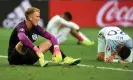  ?? Photograph: JMP/ Shuttersto­ck ?? England are crushed after losing against Iceland at Euro 2016.