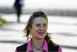  ?? ASSOCIATED PRESS ?? In an emotional interview Wednesday, Ukrainian tennis player Elena Svitolina said Russian and Belorussia­n players should speak up about whether they are against the war and Russia’s invasion of her country. So far, most have been silent.