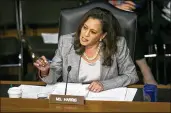  ?? AL DRAGO / THE NEW YORK TIMES ?? Sen. Kamala Harris, D-Calif., has worked to expand her big-donor network. She recently attended a fundraiser that raised over $100,000 for her PAC. Donors seemed to agree that their home-state senator would make a strong presidenti­al candidate.