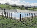  ??  ?? This Waikato farm has a good example of what effluent storage should look like: A lined storage pond, 1 million litres servicing a herd of 176 cows.