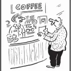  ??  ?? ‘it’s my doctor’s prescripti­on for one large cappuccino’