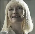  ??  ?? Tilda Swinton in Okja