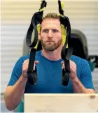  ?? AP ?? Kieran Read has slowly built up his strength doing gym work.