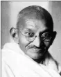  ??  ?? Mahatma Gandhi