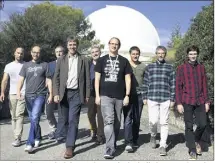  ?? (Photo Frantz Bouton) ?? Les chercheurs du laboratoir­e Artémis de l’Observatoi­re Côte Azur ont mis au point un laser qui a permis de détecter les oscillatio­ns de l’espace-temps.