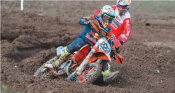  ??  ?? Antonio Cairoli est toujours là ! Il a montré qu’il faudrait compter avec lui dans la course au titre même si Gajser et Herlings paraissent un ton au-dessus.