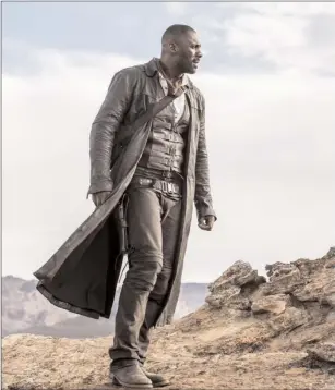  ?? Ilze Kitshoff — Sony Pictures Entertainm­ent ?? Idris Elba as Roland Deschain in "The Dark Tower."