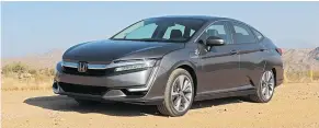  ??  ?? The 2018 Honda Clarity plug-in hybrid is another model sure to be in demand at this year’s Vancouver Auto Show. — GRAEME FLETCHER