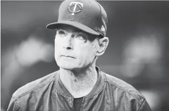  ?? ASSOCIATED PRESS FILE PHOTO ?? The Minnesota Twins fired Paul Molitor one season after he was the American League manager of the year.