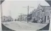  ??  ?? A VIEW along Point Road in 1890, and, below, a new look for what is now Mahatma Gandhi Road.