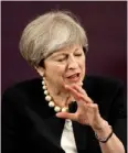  ??  ?? Mired in sundry feuds: British Prime Minister Theresa May.