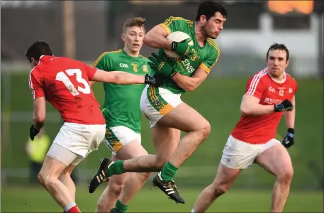  ?? Picture: David Fitzgerald/Sportsfile ?? Rathkenny clubman Donal Keogan may revert to the full back line against the potent Kildare attack, after operating at centre back in the match with Louth.