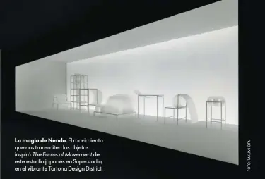  ??  ?? Villa Borsani, la casa que el arquitecto Osvaldo Borsani, una figura del Movimiento Moderno en Italia, diseñó en los años 40 al norte de Milán, se abrió al público durante la Designweek. Una oda al proceso creativo fue la muestra Thelittava­riations/4th...