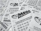  ?? STATE HOUSE NEWS SERVICE FILE ?? The Mega Millions jackpot has crept up to what would be the third largest prize in U.S. lottery history.