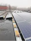  ?? Dwayne Escola/Contribute­d photo ?? Solar panels on the roof at Barlow Mountain Elementary School in Ridgefield.