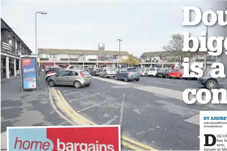  ?? The Central Square shopping area in Maghull which will soon house a Home Bargains shop ??