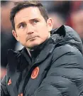  ??  ?? Stunned: Frank Lampard looks on as the Blues are floored