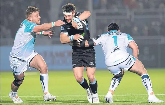  ??  ?? Pete Horne ran the show superbly from stand-off in Glasgow’s bonus-point win over Connacht. Picture: SNS.