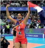  ?? FE ?? Annerys Valdez militó por 25 años con la selección de voleibol femenino.