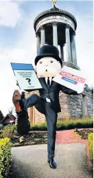  ??  ?? Mr Monopoly At Burns Cottage