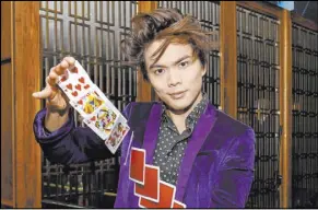  ?? MGM Resorts Internatio­nal ?? Two-time “America’s Got Talent” champ Shin Lim is likely to move from the Mirage Theatre into Park Theater as MGM Resorts Internatio­nal continues to reopen entertainm­ent on the Strip.