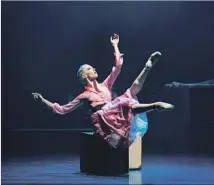  ?? Andy Ross ?? EVE MUTSO performs as Blanche Dubois in Scottish Ballet’s production of “A Streetcar Named Desire” at the Music Center.