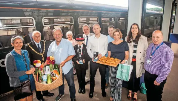  ?? DEVON & CORNWALL RAIL PARTNERSHI­P. ?? Devon and Cornwall Rail Partnershi­p launches a brand Foodie Guide to tempt more passengers to try the Maritime Line between Truro and Falmouth.