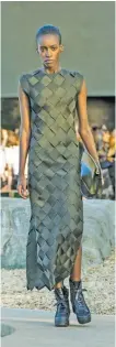  ??  ?? The malletage weave on this dress resembles our banig