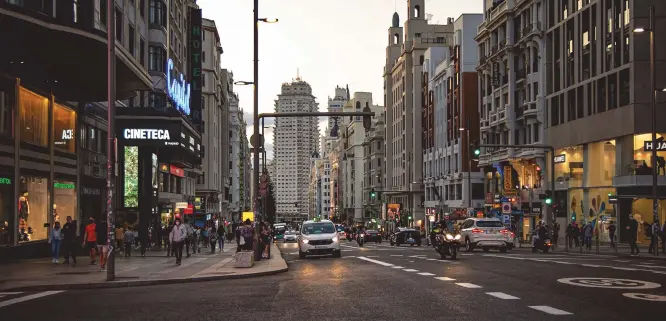  ??  ?? Gran Vía de Madrid.