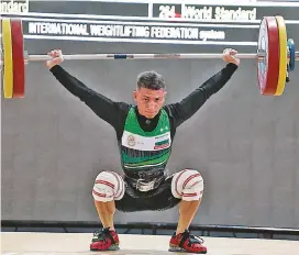  ?? FOTO INDEPORTES ?? El antioqueño Wilder Posada durante la disputa de las medallas en la división 55 kilogramos.