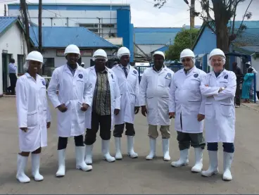  ??  ?? Argentinea­n experts visit Kenyan Meat Commission