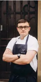  ?? ?? NEW MENU: Jamie Pearce will become head chef at L’ortolan next month