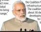  ??  ?? US President Donald Trump made a surprise appearance. With the lights down and the programme under way, he spent 15 minutes at the summit, listening to PM Modi and German Chancellor Angela Merkel