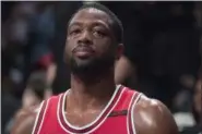  ?? ASSOCIATED PRESS FILE ?? Dwyane Wade and the Bulls reached a buyout on Sept. 24, and the Cavaliers are a candidate to land the 12-time All-Star.