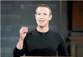  ??  ?? Civil-rights leaders have denounced Mark Zuckerberg’s explanatio­n for choosing to leave Donald Trump’s Facebook posts alone as ‘‘incomprehe­nsible.’’