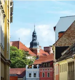  ?? Foto: dpa/Arno Burgi ?? Blick auf die Altstadt von Görlitz