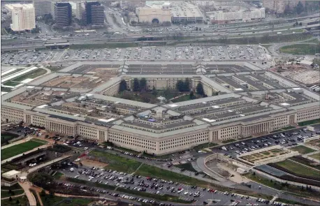  ?? CHARLES DHARAPAK — THE ASSOCIATED PRESS FILE ?? This March 27, 2008 file photo shows the Pentagon in Washington.