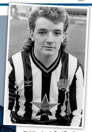  ?? ?? Fighting back: Paul Ferris today, and with Newcastle FC in 1985 (above)