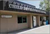  ?? EMILY BERTOLINO — ENTERPRISE-RECORD FILE ?? The Butte College Child Developmen­t Center is seen Aug. 8, 2016 at Butte College in Oroville. The center will reopen for childcare services in the fall semester.