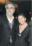  ??  ?? Hussain Amarshi and Alanis Obomsawin