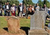  ?? COURTESY ?? As part of the 100th anniversar­y of the Atlanta Race Riot, a memorial service was held in 2006 at the old Ebenezer Baptist Church, followed by a funeral procession to South View Cemetery, where at least eight of the victims are buried.