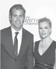  ?? BENNETT RAGLIN, WIREIMAGE ?? Author Douglas Brunt with wife Megyn Kelly. In Trophy
Son, reluctant tennis prodigy Anton Stratis takes a bad bounce.