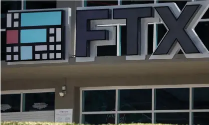  ?? Photograph: Marco Bello/Reuters ?? The FTX Arena in Miami. FTX’s digital currency collapsed this week.