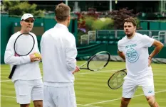  ?? KEY ?? Paul Annacone (l.) ist neu in Stans Team. Wawrinka – Medwedew im Ticker auf 20min.ch