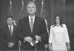  ?? MANDEL NGAN/AFP VIA GETTY IMAGES ?? House Minority Leader Kevin McCarthy on Tuesday came out against a bipartisan proposal for a Jan. 6 commission.