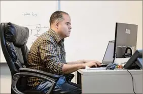  ??  ?? Vazquez learned his coding skills through AlbanyCanC­ode, which offers classes at local community colleges.