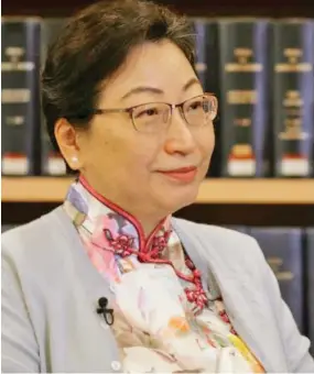  ??  ?? Hong Kong Justice Secretary Teresa Cheng Yeuk-wah says electoral reform will help bring back rational debates to the city’s legislatur­e.