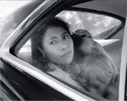  ?? NETFLIX ?? The new film Roma, starring Yalitza Aparicio and now streaming on Netflix, is loosely based on the life of its director. Alfonso Cuarón.