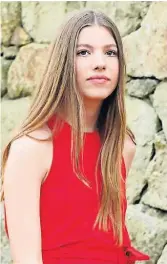  ?? ?? Sofía, 16 anos, será madrinha de uma competição que visa mostrar o seu país